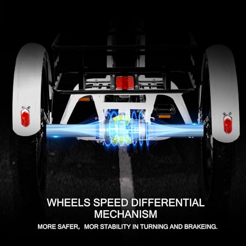 20" Folding 3 Wheels Electric Tricycle with Aluminum Frame D928315