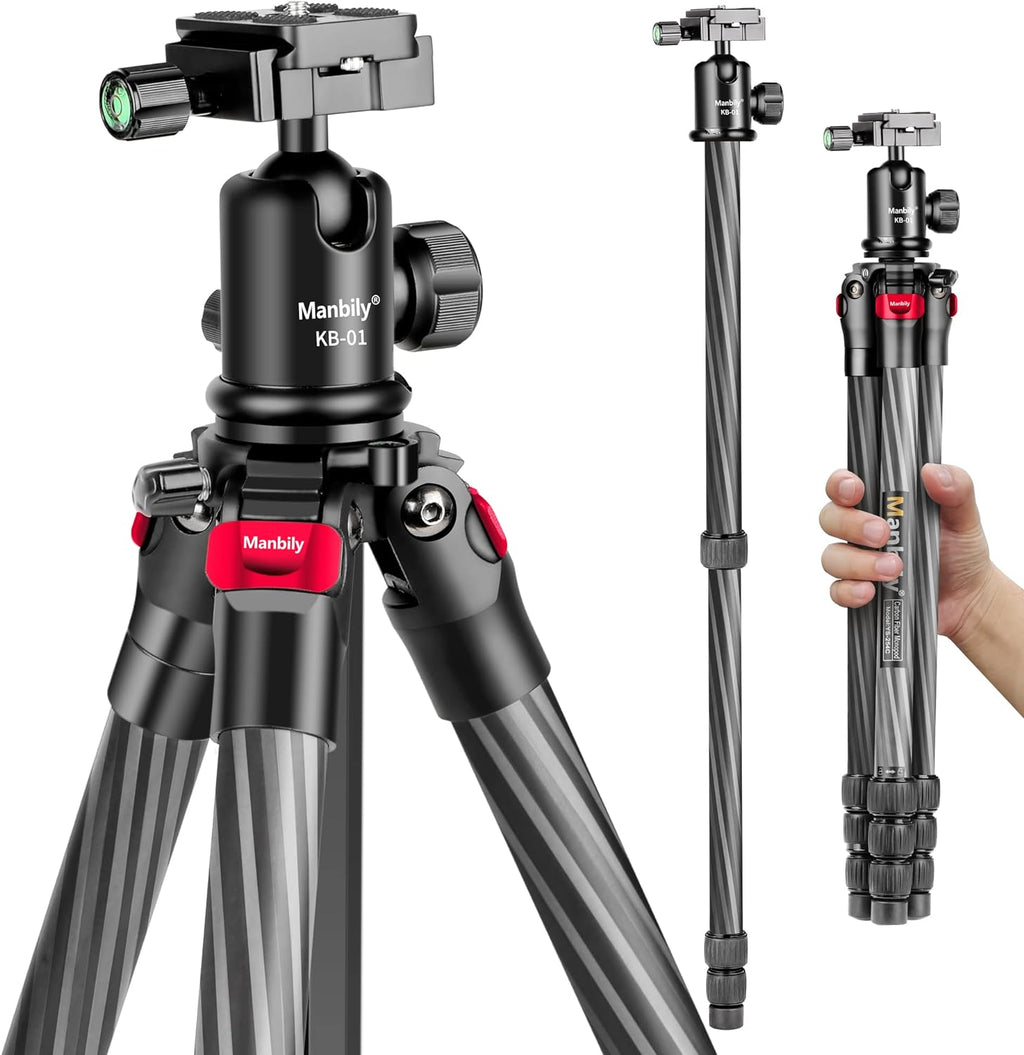 63 Carbon Fiber DSLR Camera Tripod Monopod Kit X914718