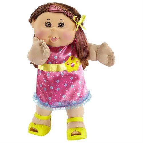 Caucasian Girl Doll with Brunette Hair L28447