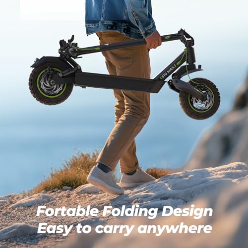 Electric Scooter with 10" Pneumatic Tires, Folding E Scooter S6337