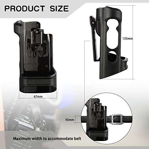 Belt Holster Radio Holder for Motorola Universal Holder Carry Case Models 1.5, 2.5 and 3.5 Portable Radio K923821