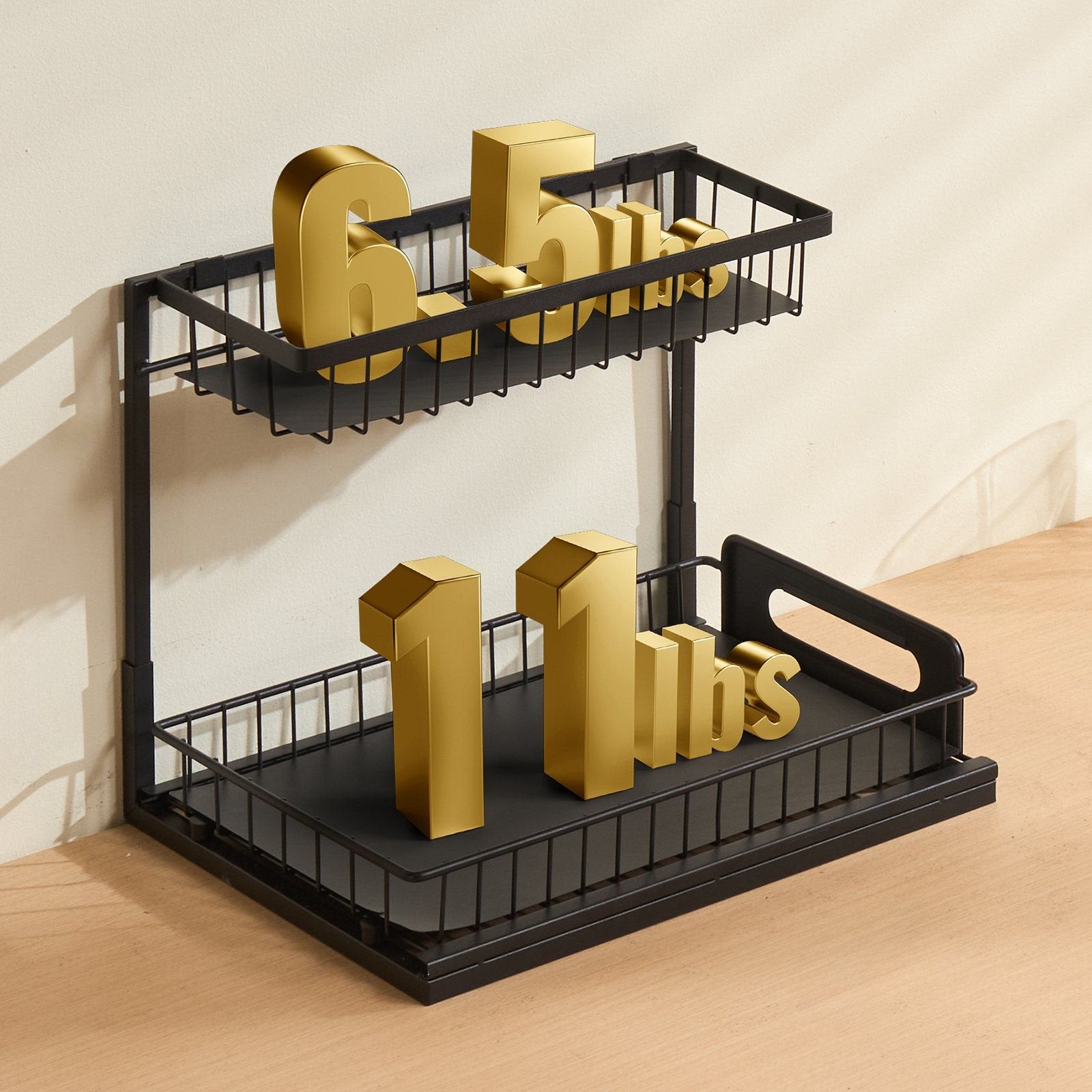2-Tier Pull Out Cabinet Organizer V229561