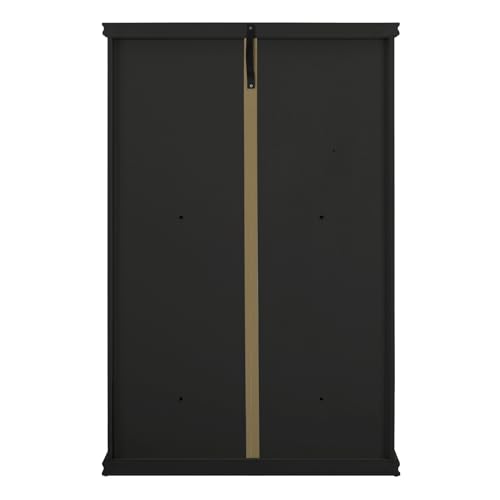 White Curio Cabinet with Adjustable Shelf and Tempered Glass Doors S250105