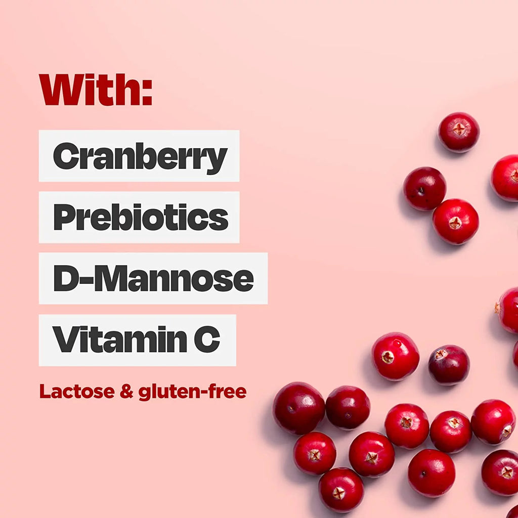 4 Pack Cranberry Flavor 7.6oz Each Urinary Health T483605