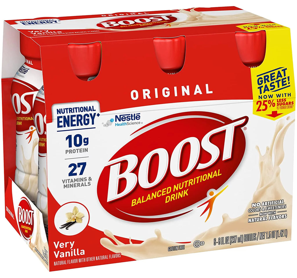 Vanilla Nutritional Drink, 8 oz, 6-CT (Pack of 2) U319303