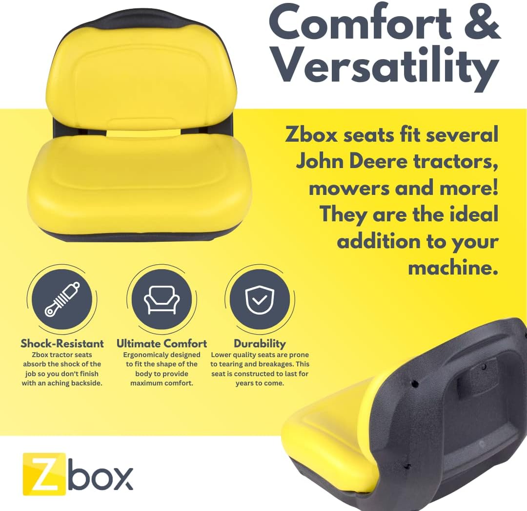 Yellow Tractor Seat D581207