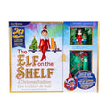 Boy with Blue Eyes Posable Christmas Elf and Storybook P24277