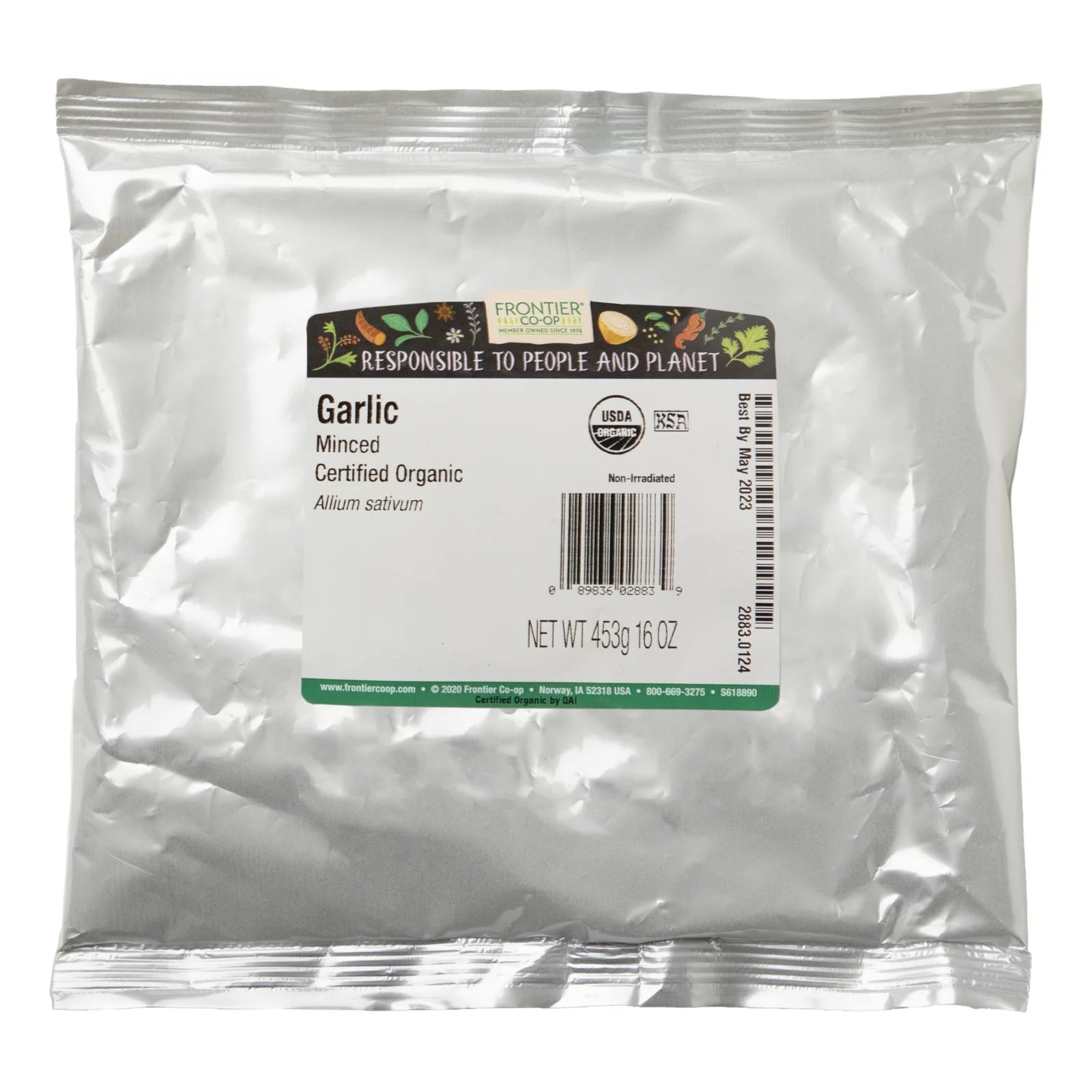 Organic Minced Garlic U87924