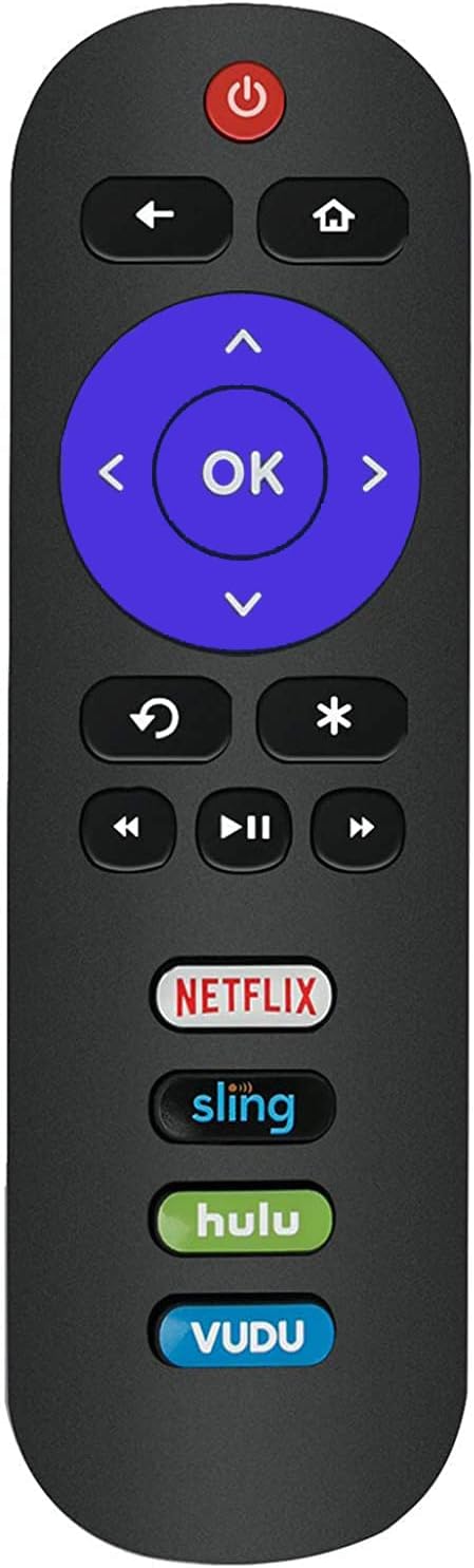 Replacement Remote Control for JVC Roku TV H7123