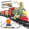 Christmas Train Set with Lights, Sounds, 3 Cars & 10 Tracks U640390