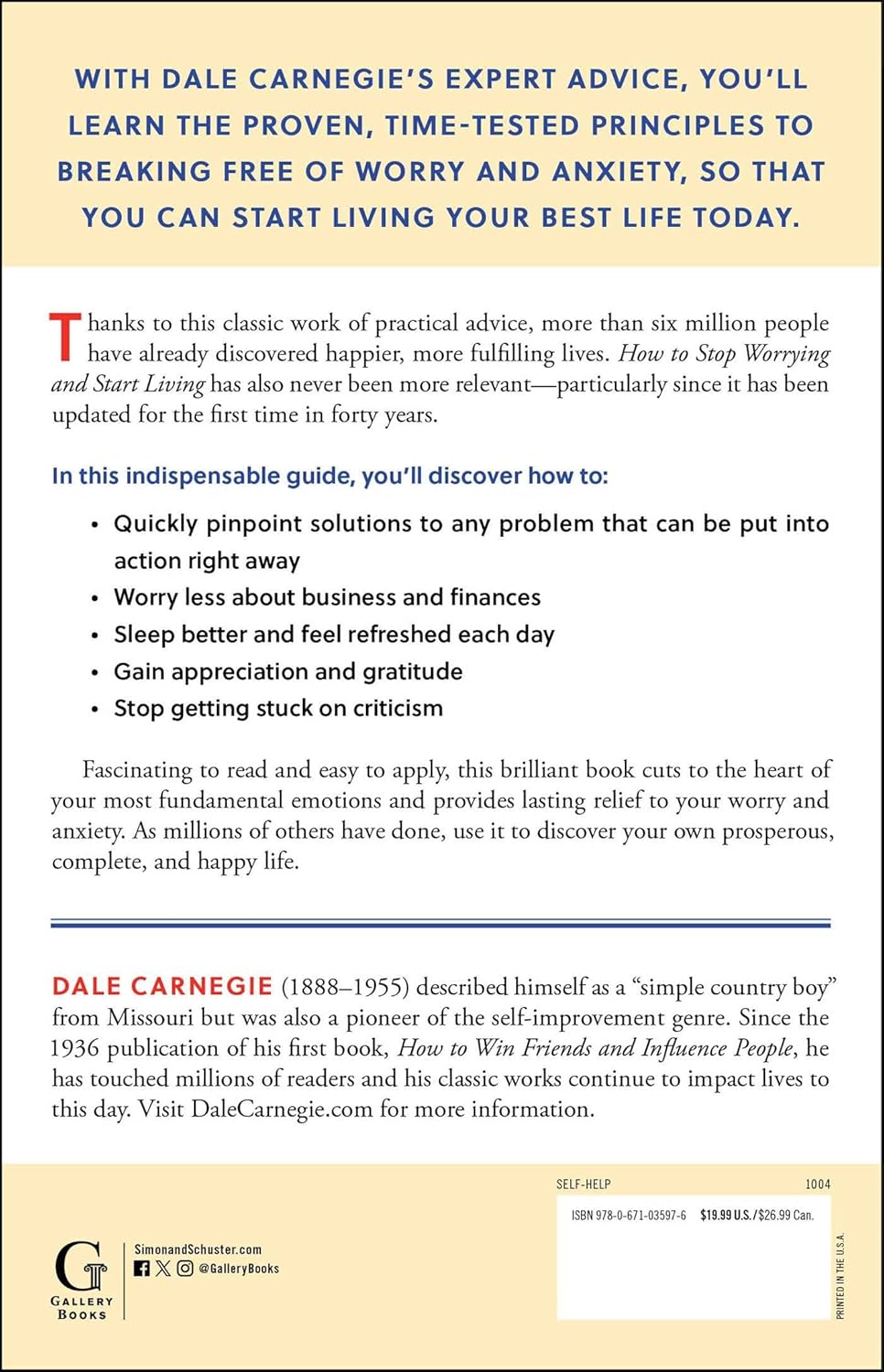 Time-Tested Methods for Conquering Worry L121