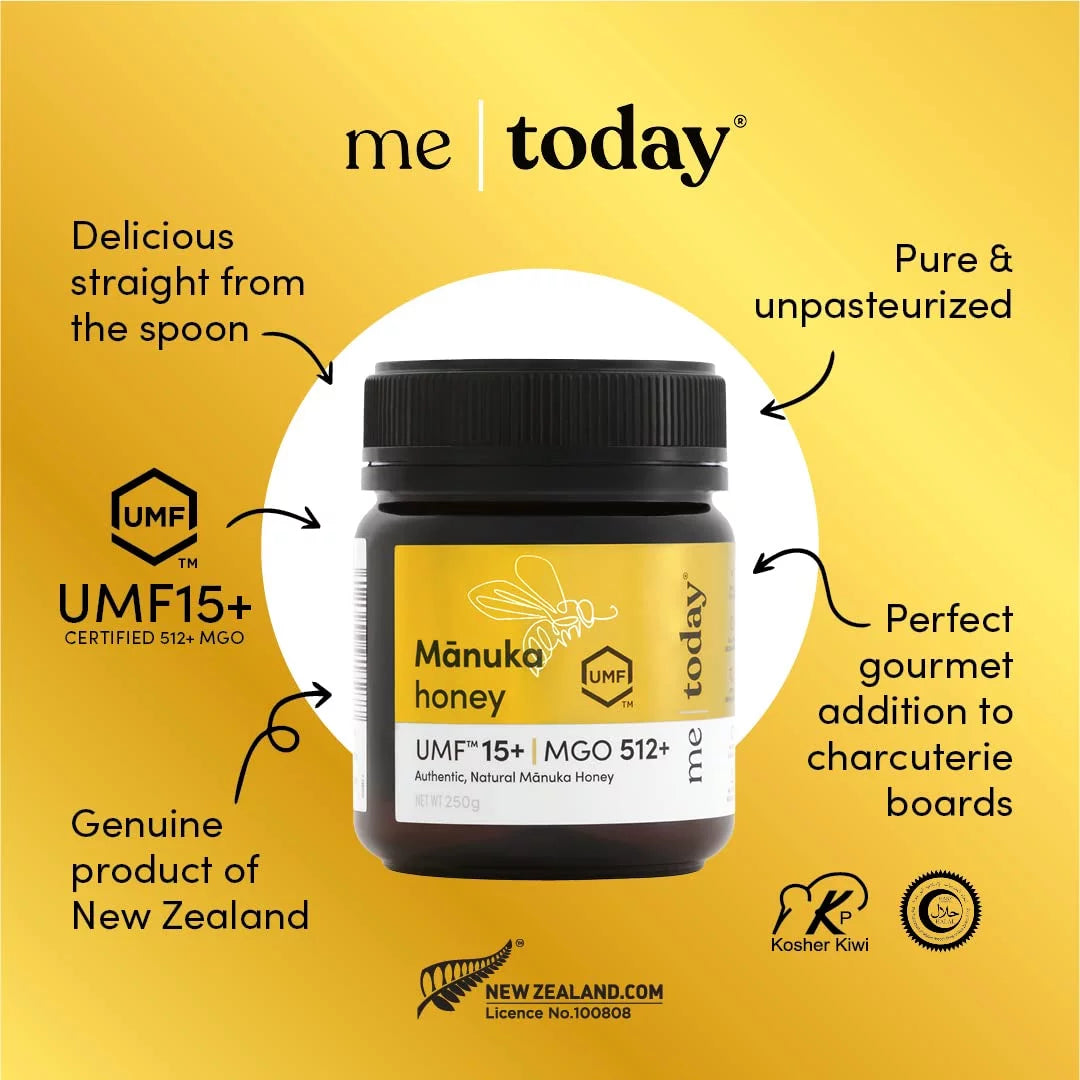 UMF 15+ MGO 512+ Raw Manuka Honey 8.8oz D455