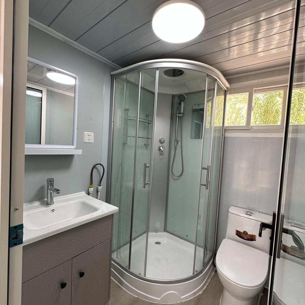 19 x 20 FT Expandable Prefab House with 1 Bathroom, 2 Rooms & 1 Kitchen R451067