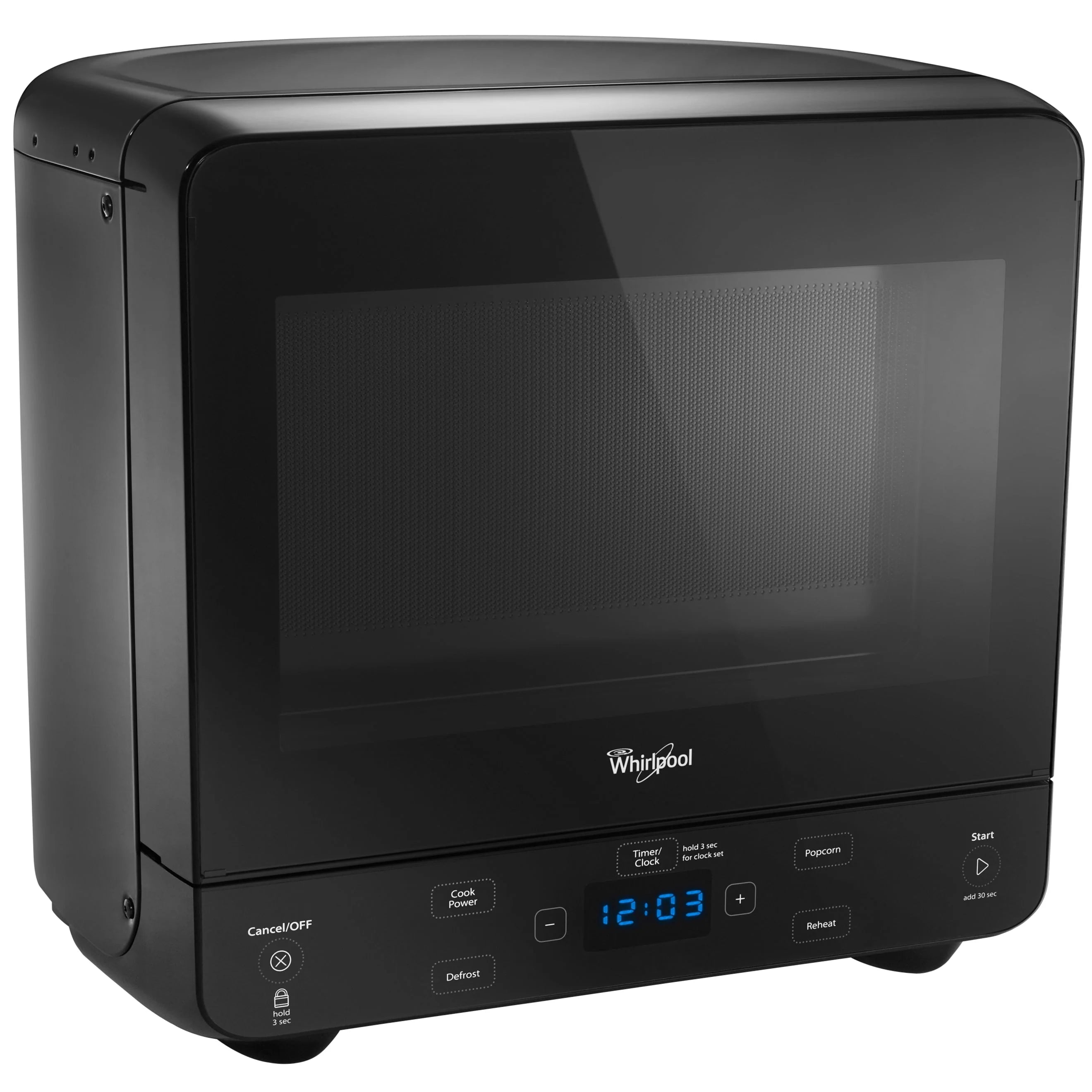 0.5 Cu. Ft. Black Countertop Microwave Y583