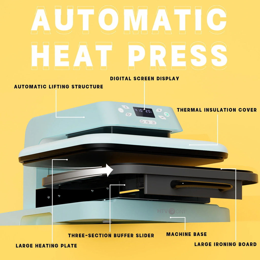 Blue Auto Heat Press Machine R58890