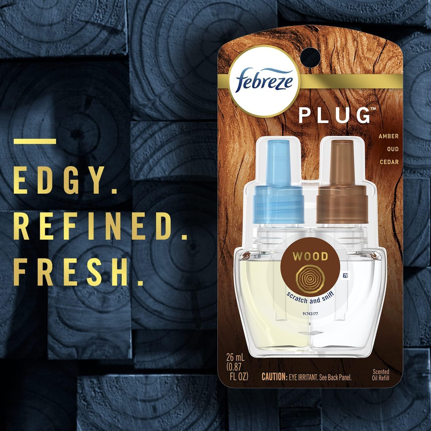 Wood Plug Air Freshener Refills 2 of 0.87 fl oz A164750
