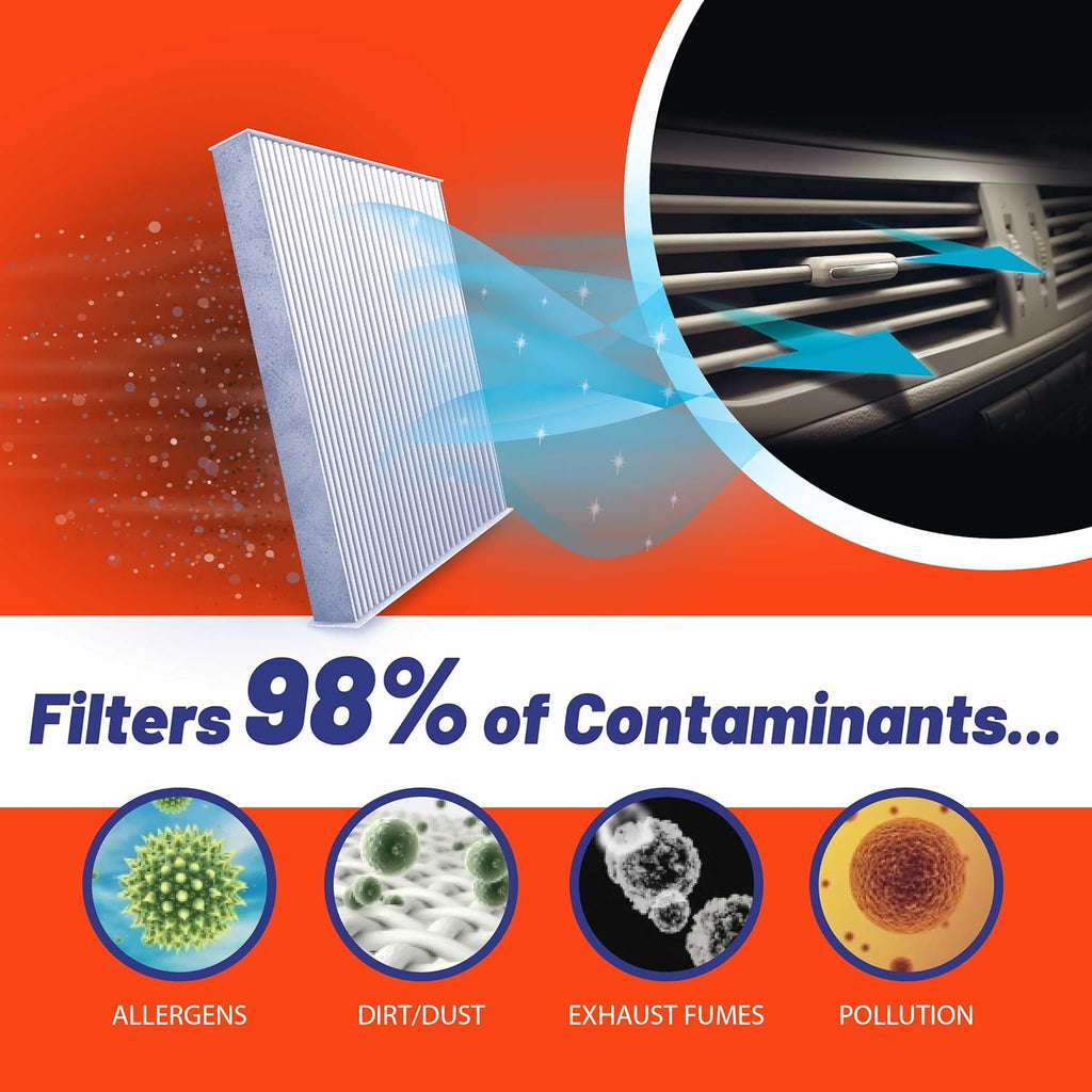 Cabin Air Filter with Arm and Hammer Baking Soda J21853