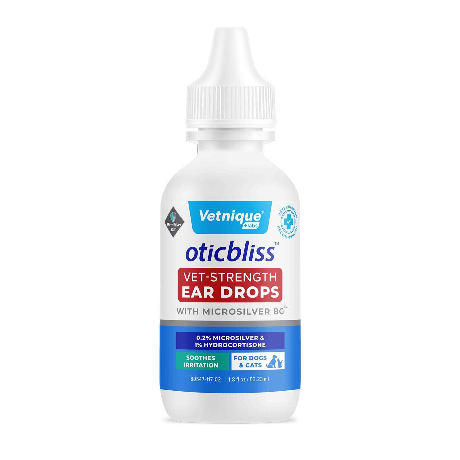 Ear Drops for Dogs & Cats with 1% Hydrocortisone S7848