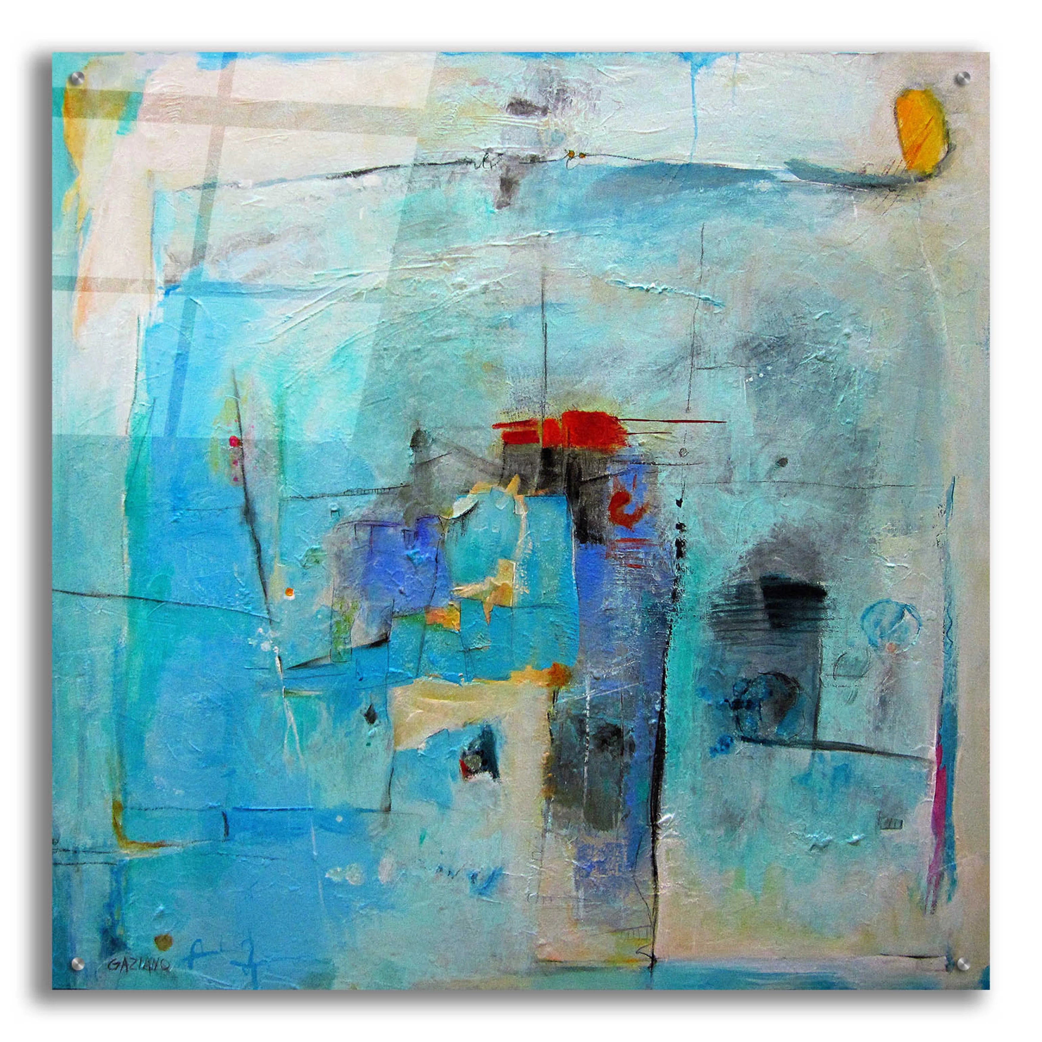 36"x36" Acrylic Glass Wall Art O92807
