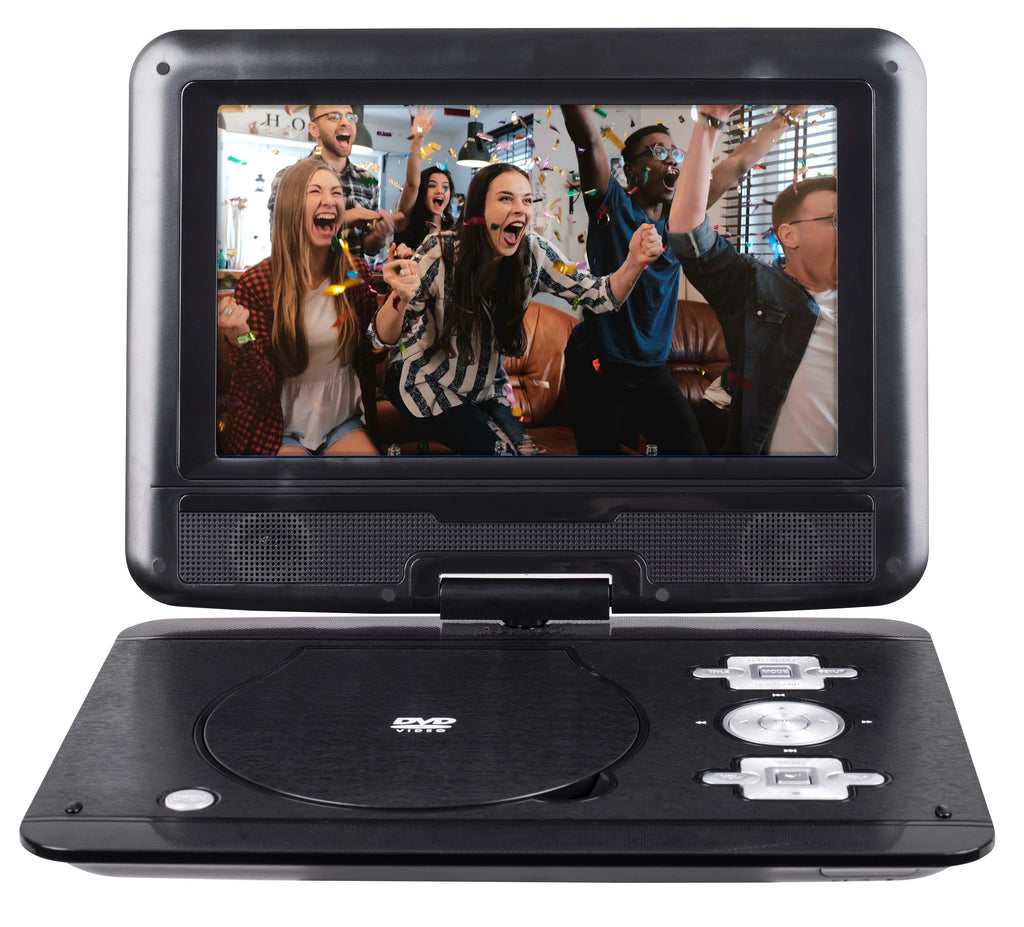 10" Portable DVD/Media Player Kit with extended 5 hr. Battery, Black V2442
