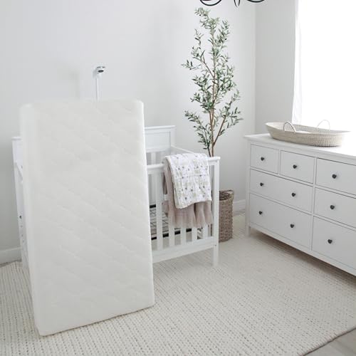 White Waterproof Crib Mattress and Toddler Bed M501586
