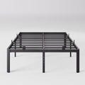 14in High King Platform Bed Frame with Mattress Slide Stopper R16371