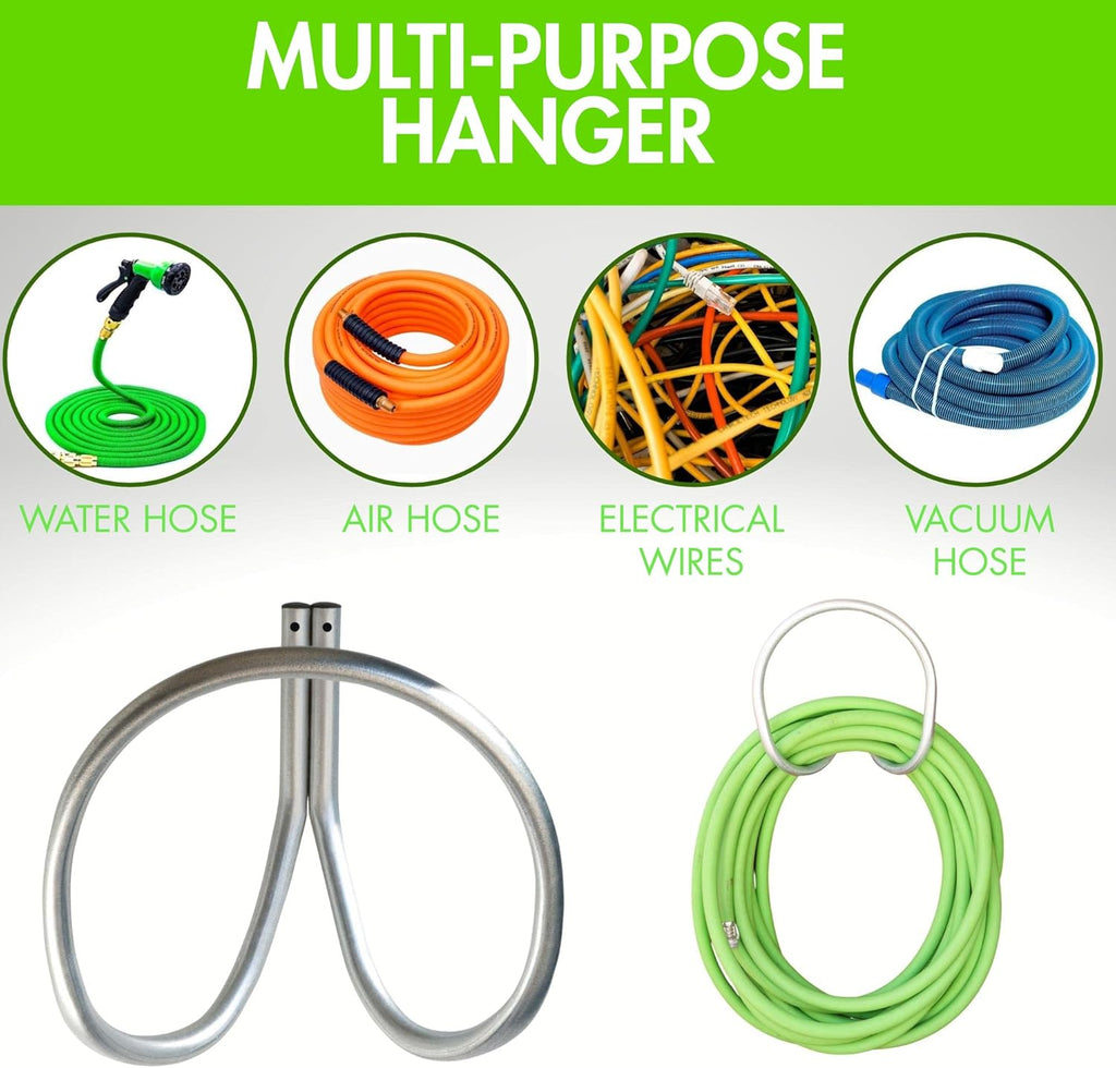 Garden Hose Holder Wall Mounted Rust Proof Galvanized Heavy Duty W904
