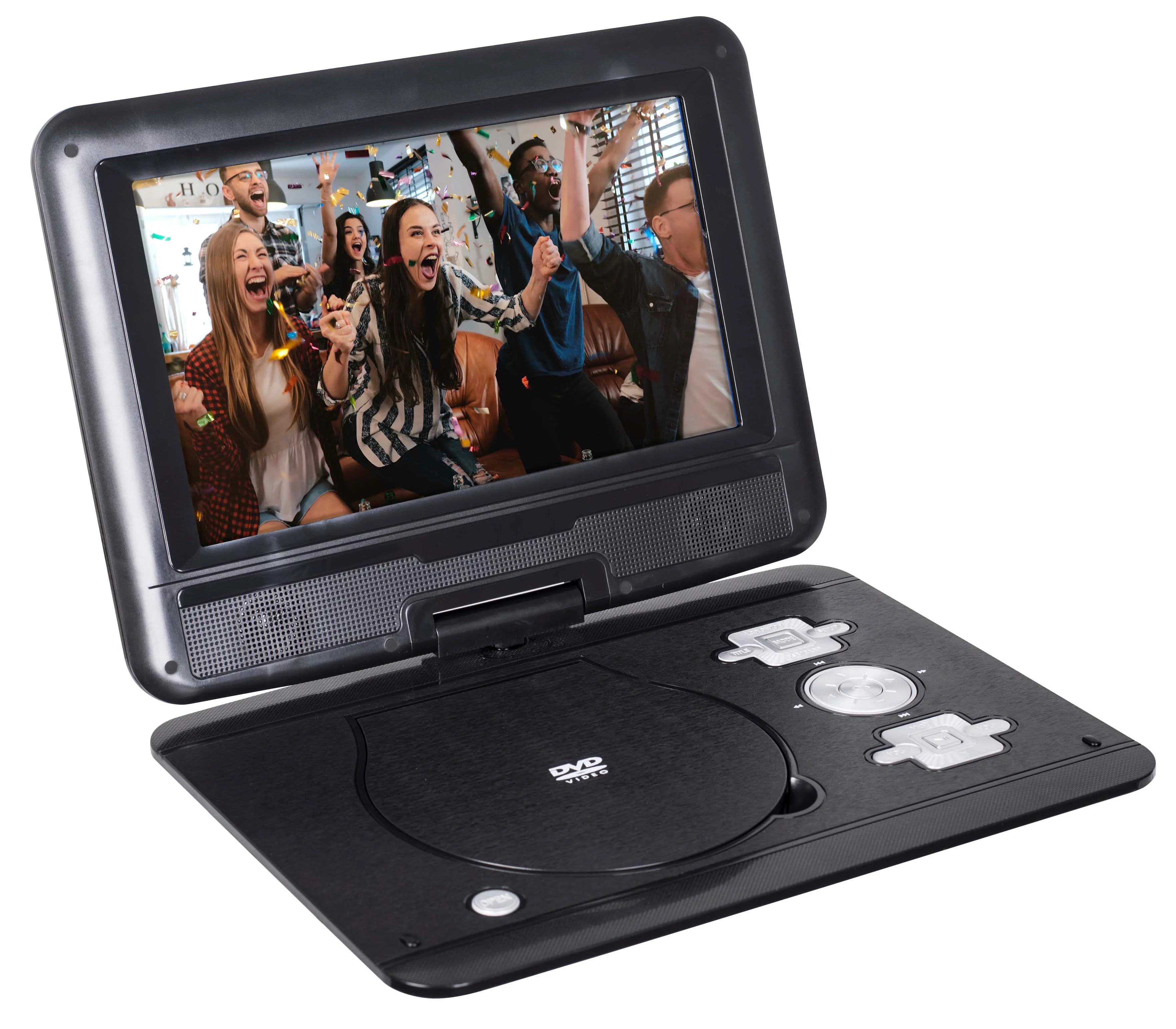 10" Portable DVD/Media Player Kit with extended 5 hr. Battery, Black V2442