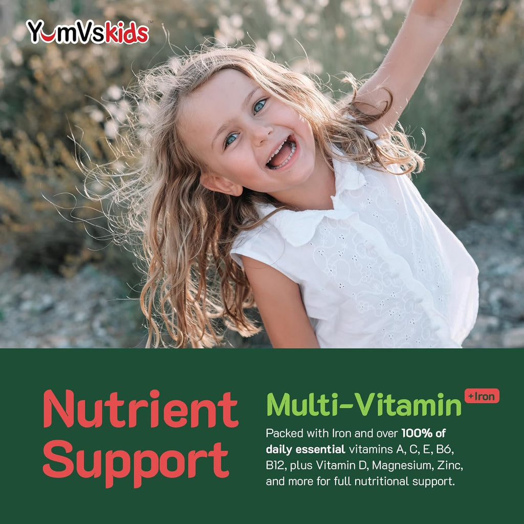 Kids Chewable Multivitamin with Iron, 120 Tablets C209