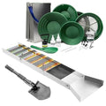 21pc Gold Prospecting Mining Kit with Classifier Screens W952972