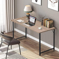 Black Wood and Metal Computer Desk B180959
