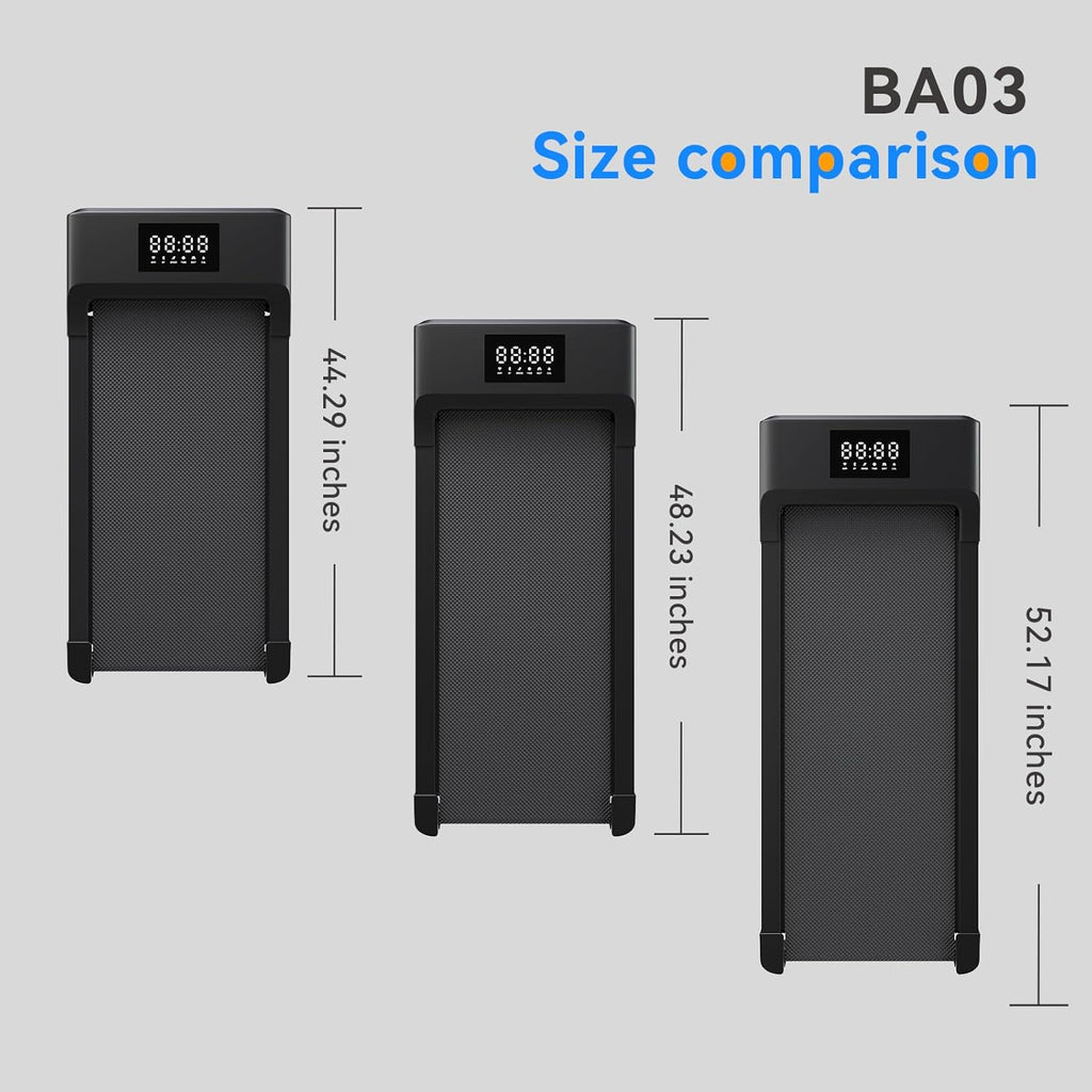 Walking Pad Under Desk Treadmill with Remote Control LED Display Y31912