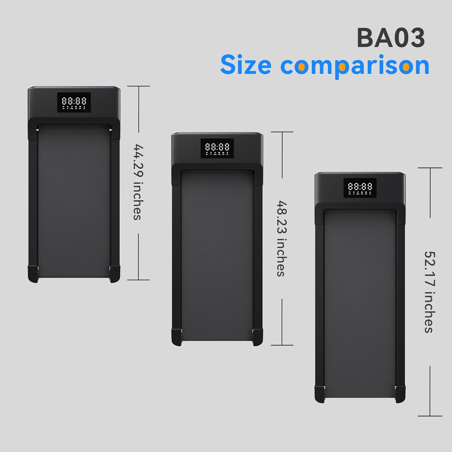 Walking Pad Under Desk Treadmill with Remote Control LED Display Y31912